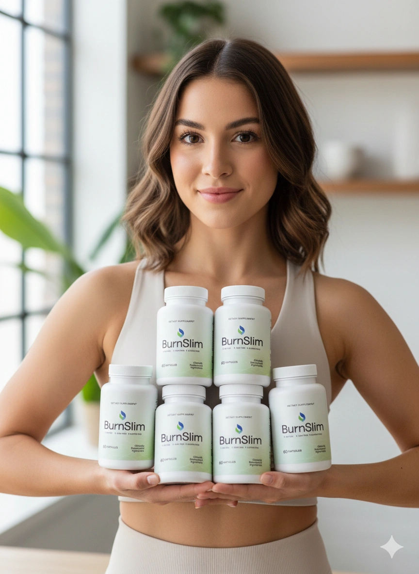 BurnSlim Weight Loss Support Supplement Bottles